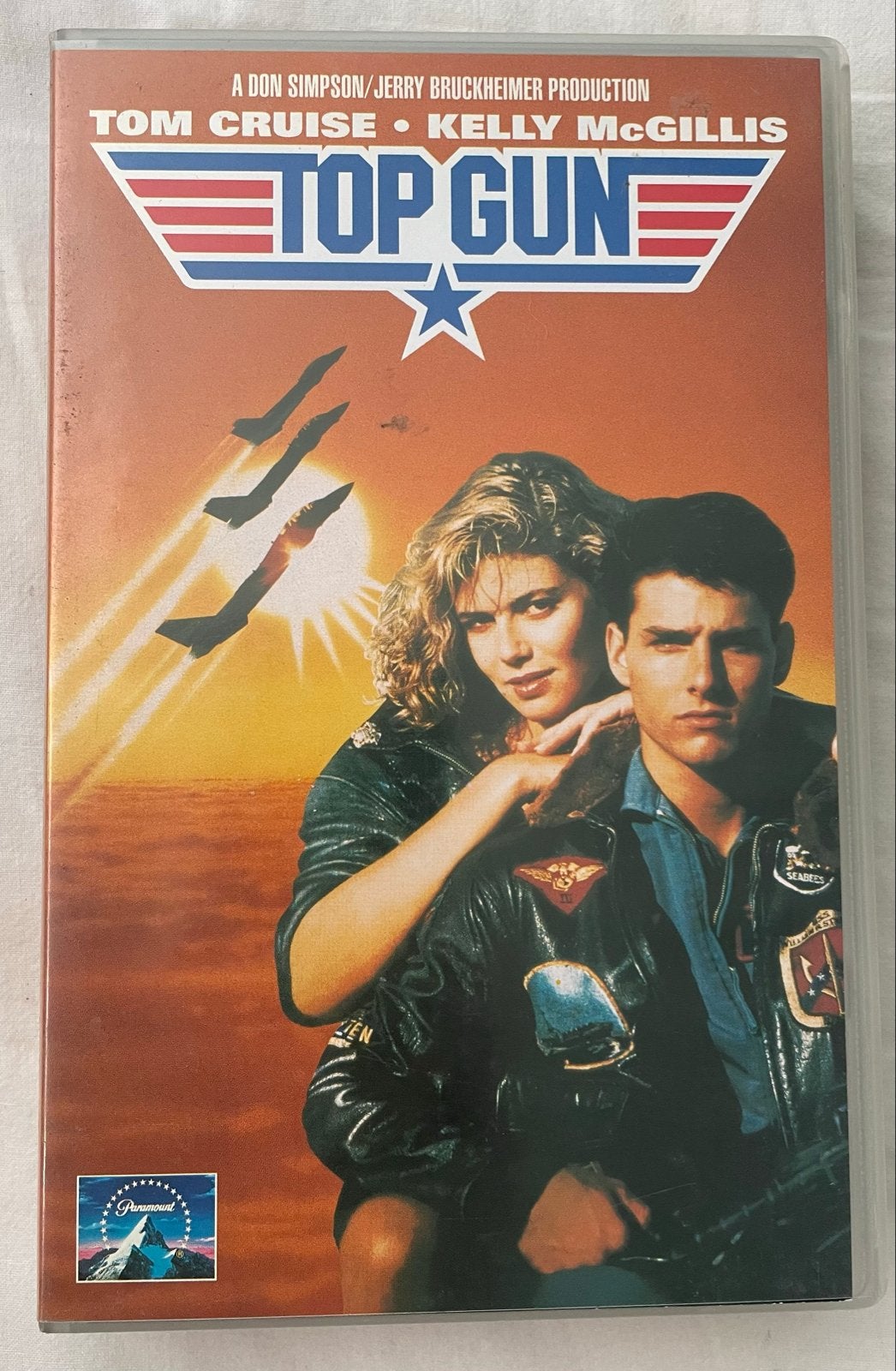 Videoband Top Gun VHS Video Klassieke Actie Film Tom Cruise, Nederlands ondertiteld, Alle leeftijden, Ophalen of Verzenden, Actie en Avontuur