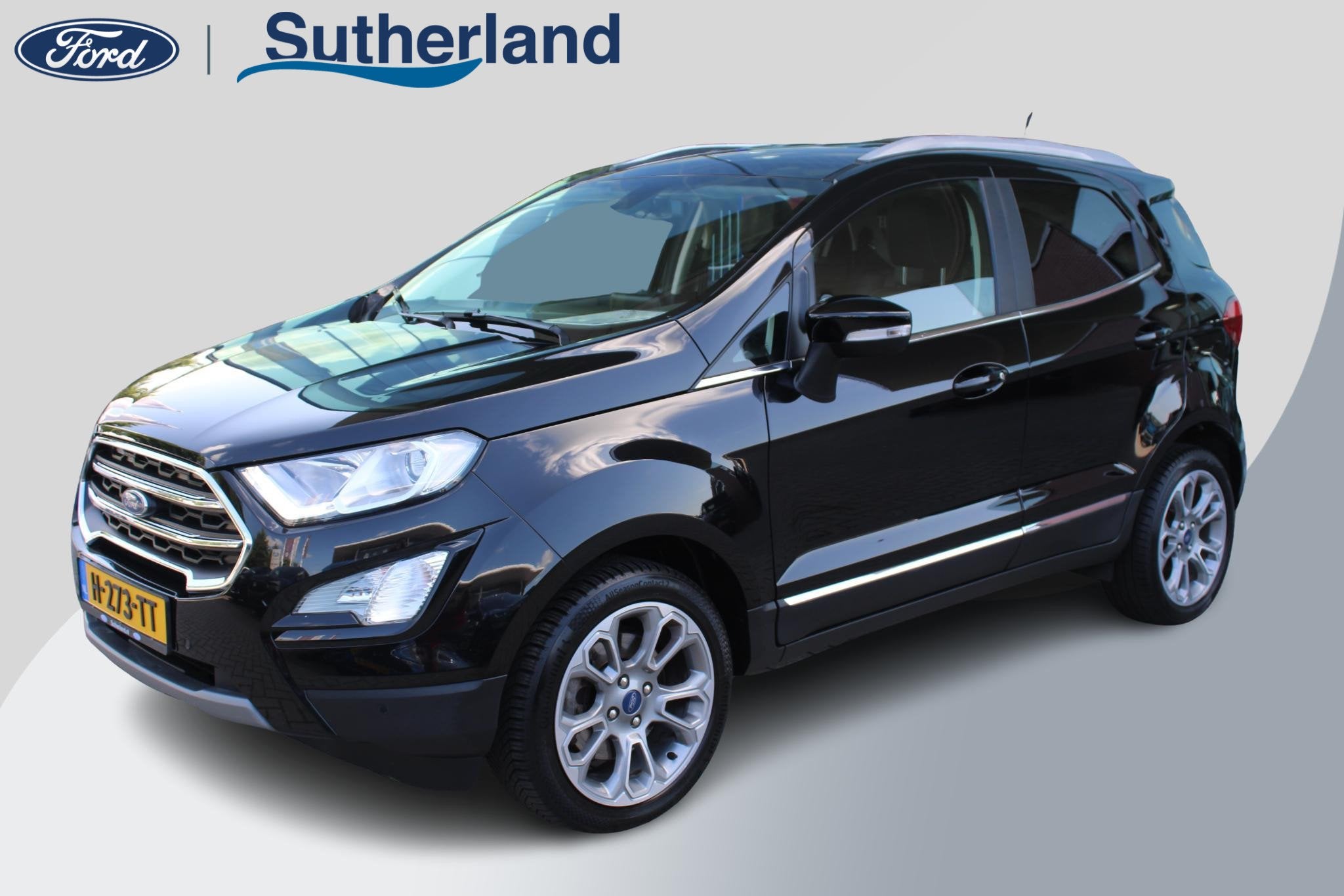 Ford EcoSport 1.0 EcoBoost Titanium | Dealeronderhouden | Tr, Auto's, Voorwielaandrijving, 125 pk, Gebruikt, Euro 6