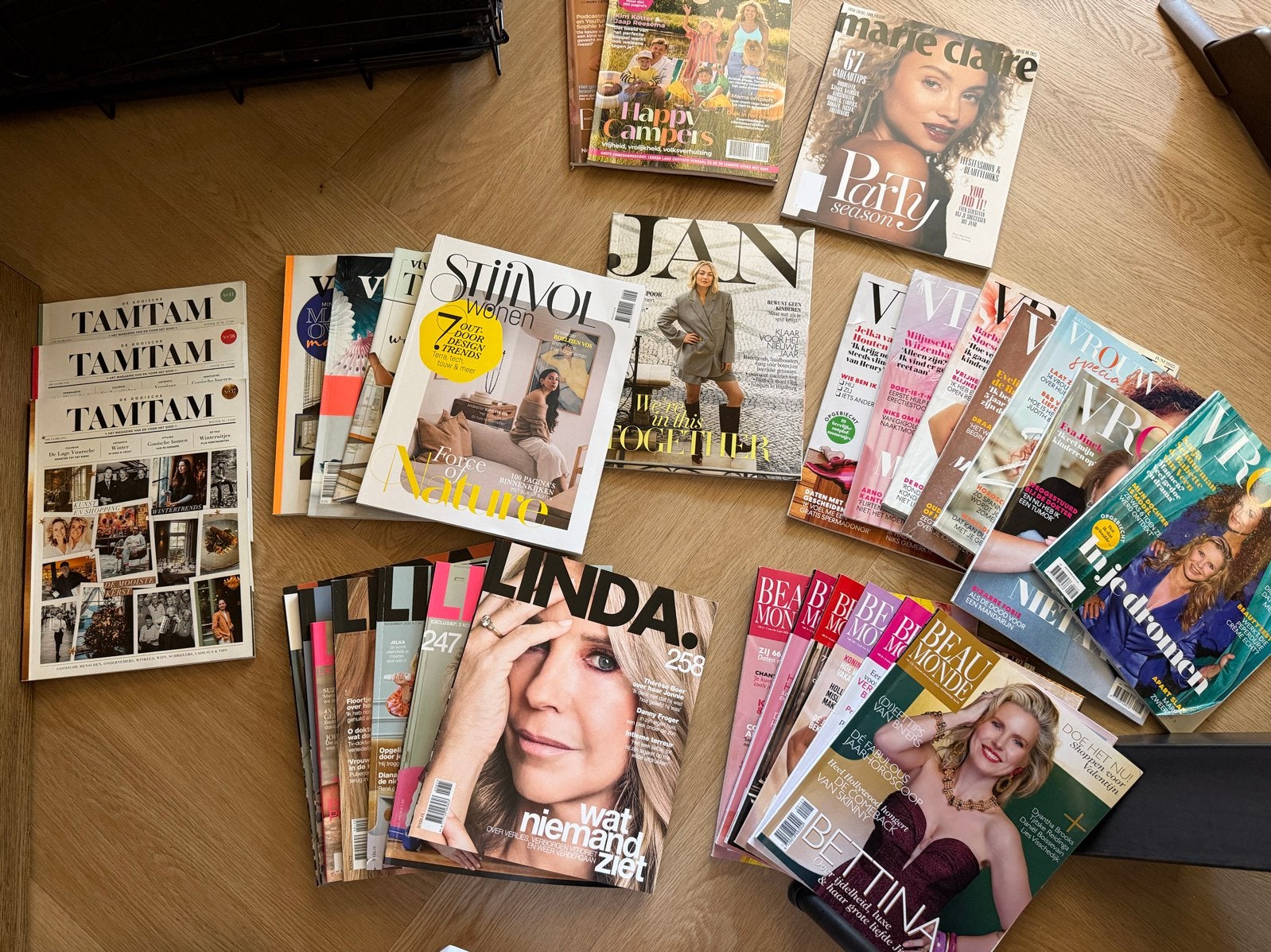 Diverse tijdschriften 2025 - goede staat, Ophalen, Gelezen, Damesbladen