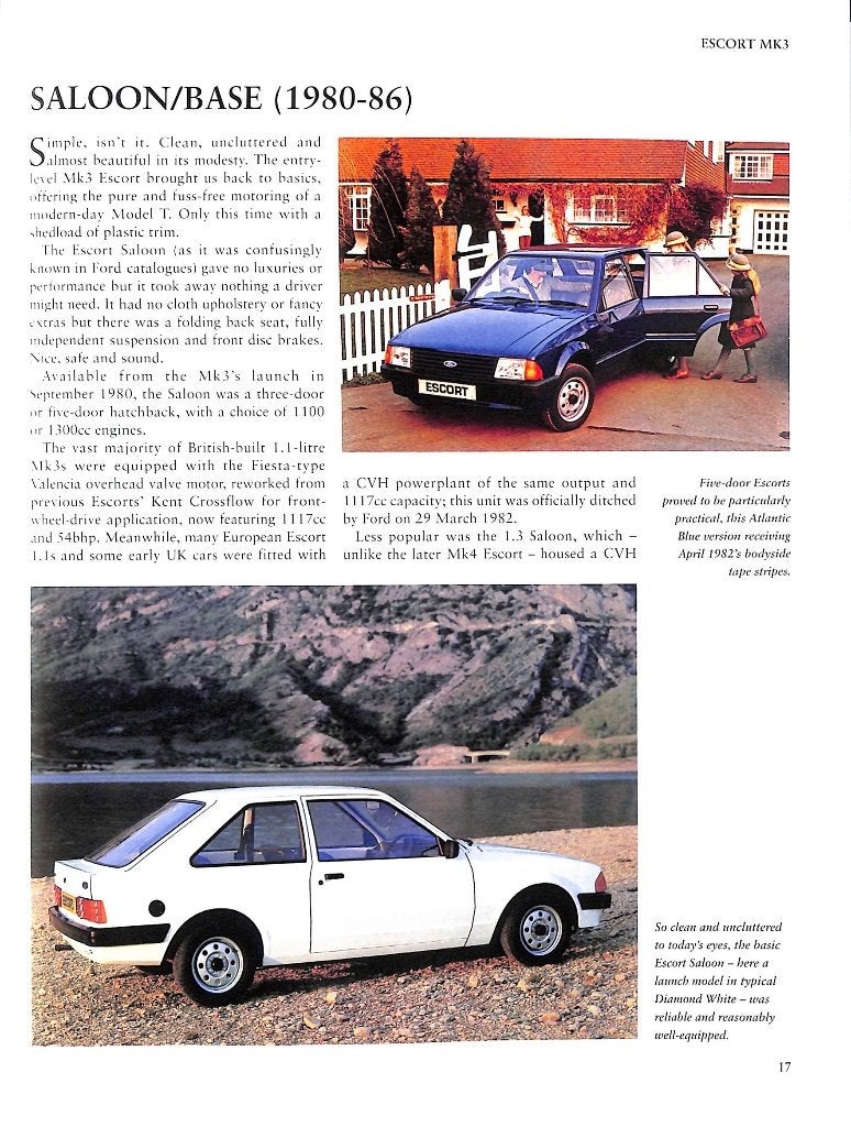 The Complete Catalogu of the Ford Escort Mk3, Mk4, Mk5 & Mk6, Ford, Verzenden, Nieuw, Dan Williamson