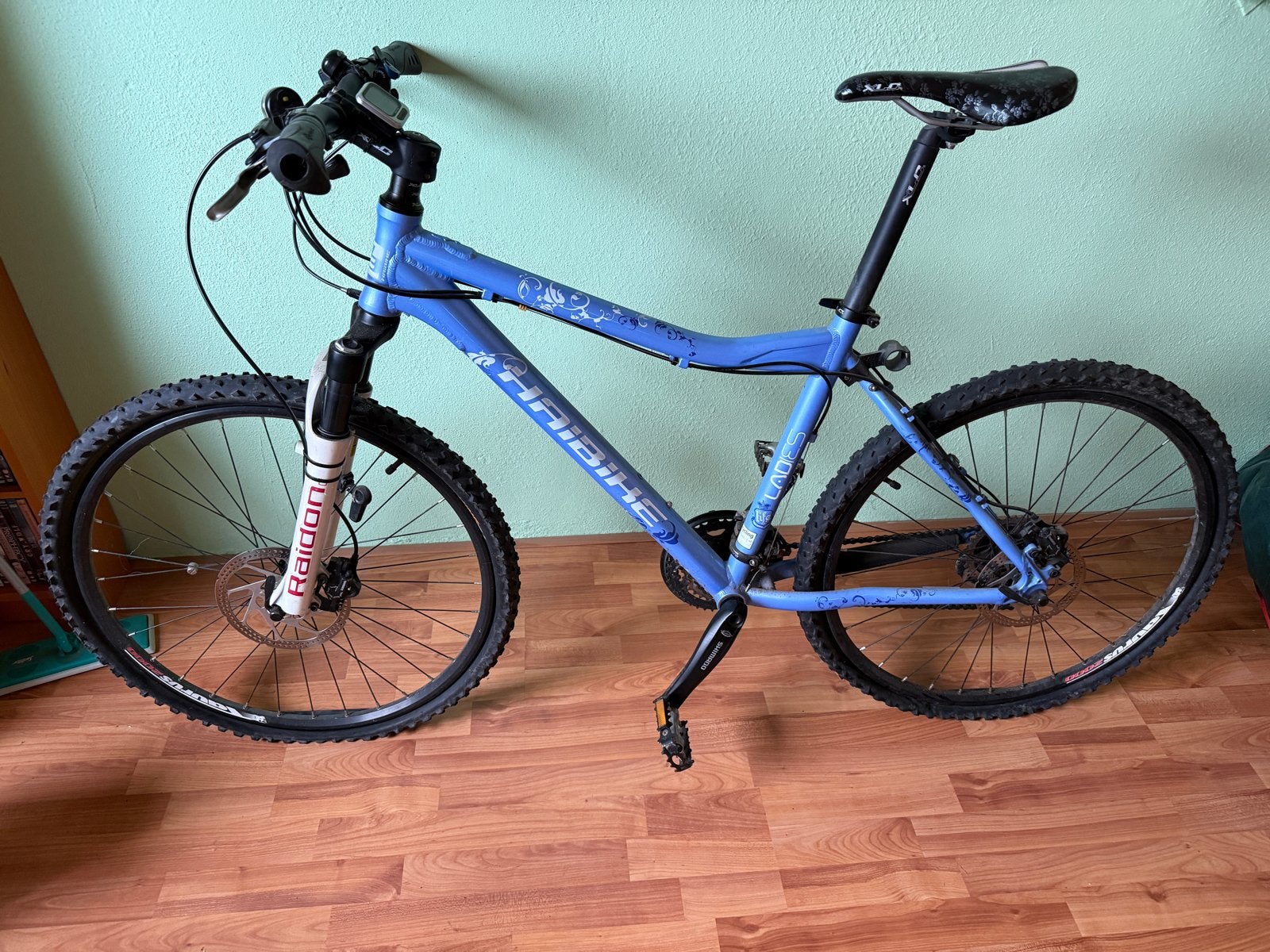 Haibike mountainbike - Blauw - Gebruikt, Fietsen en Brommers, Gebruikt, Hardtail, Dames, Schijfrem