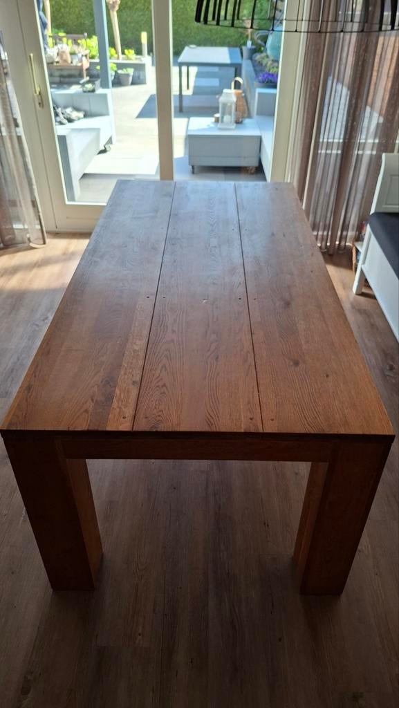 EETTAFEL 1 X 2 meter, Huis en Inrichting, Tafels | Eettafels, Ophalen, 200 cm of meer, 50 tot 100 cm, Zo goed als nieuw