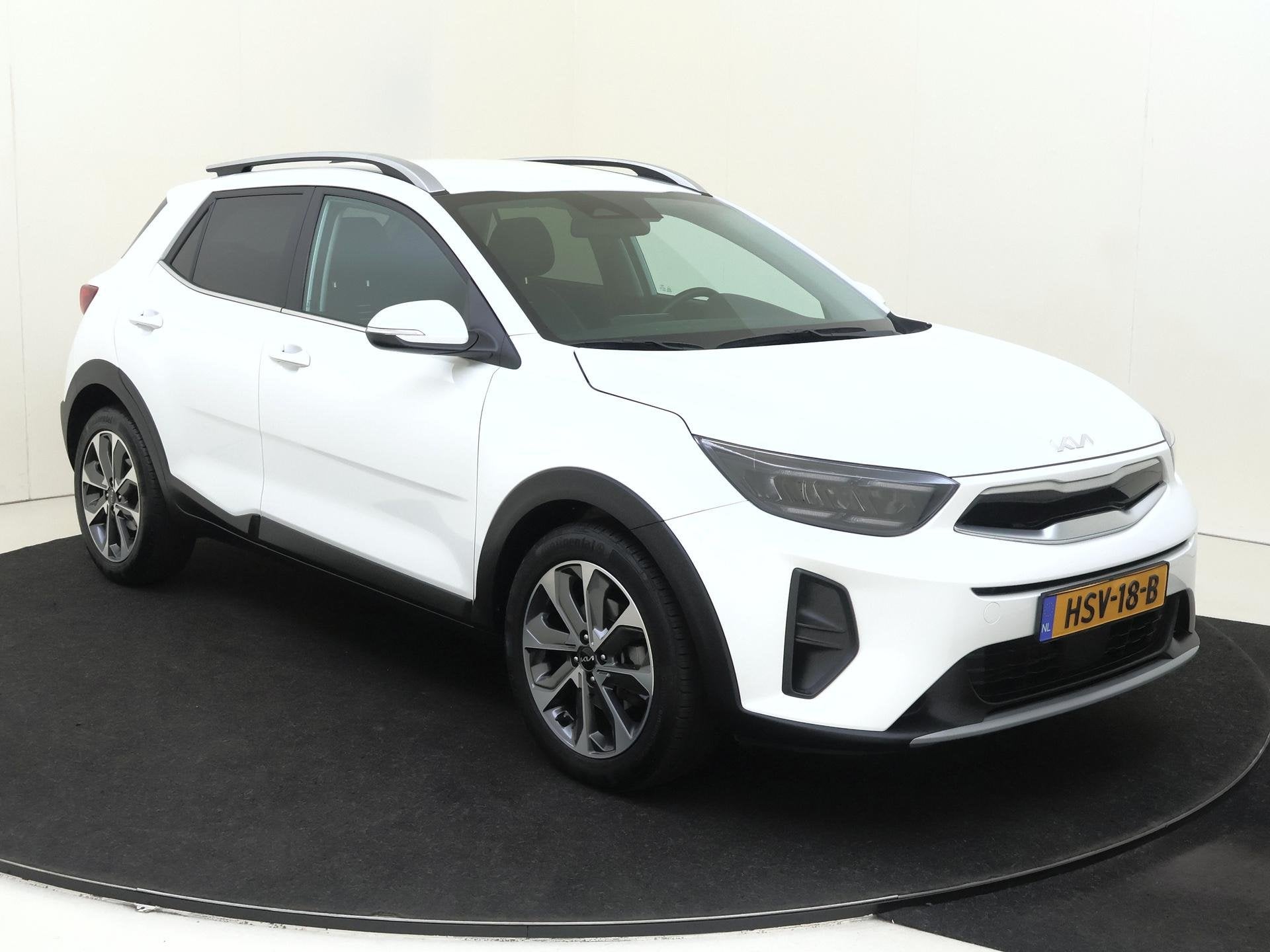 Kia Stonic 1.0 T-GDi MHEV GT-Line 100PK | Automaat | Apple &, Auto's, Kia, Gebruikt, Euro 6, Wit, 3 cilinders