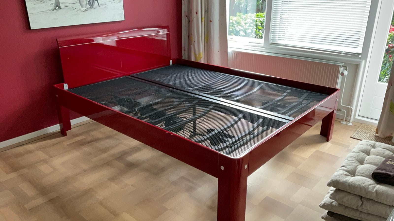 Auping Auronde electrisch verstelbaar 160x200, Huis en Inrichting, Slaapkamer | Bedden, Ophalen, Verstelbaar, Tweepersoons, Zo goed als nieuw