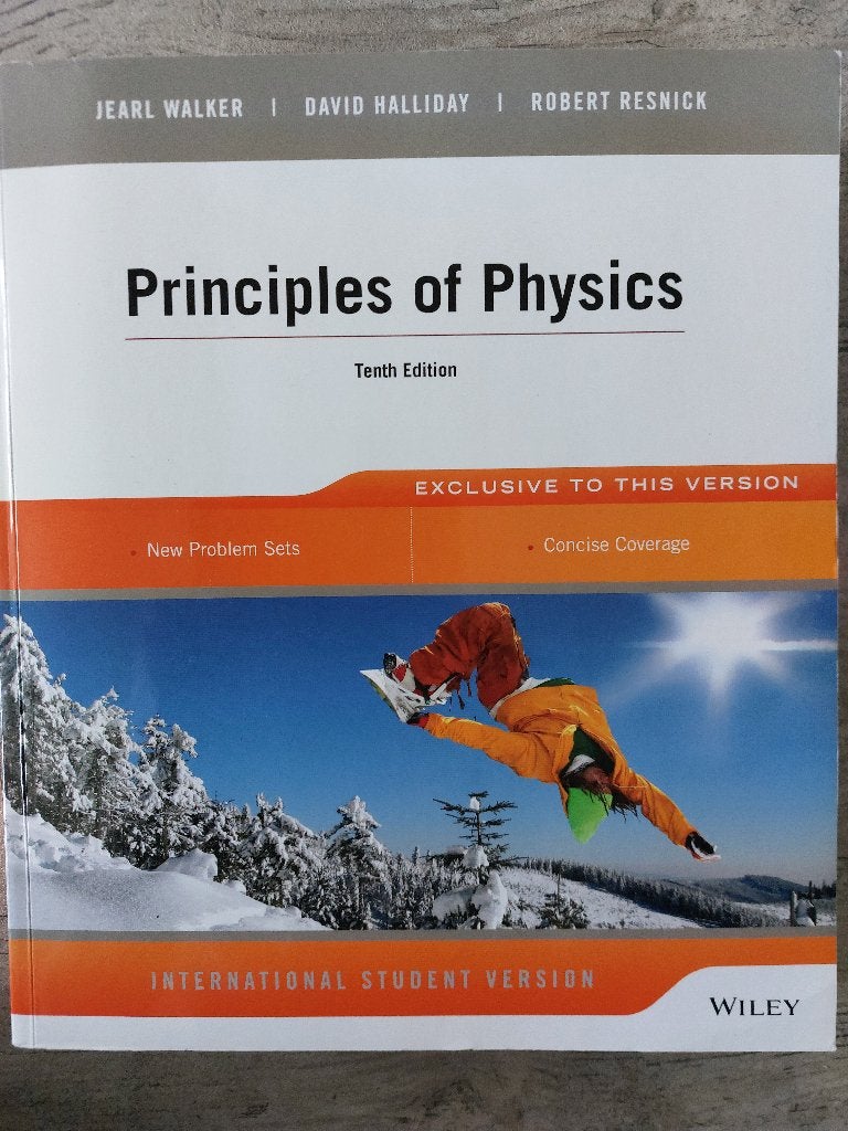 Principles of Physics 10th edition, Ophalen, Beta, Nieuw, WO