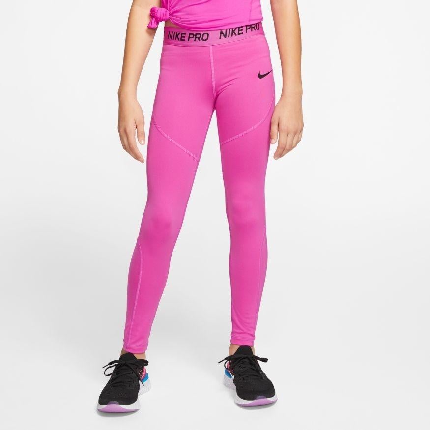 Nike Pro Legging, Fuchsia, maat Meisjes L, NIEUW, Verzenden, Nieuw, Nike, Meisje
