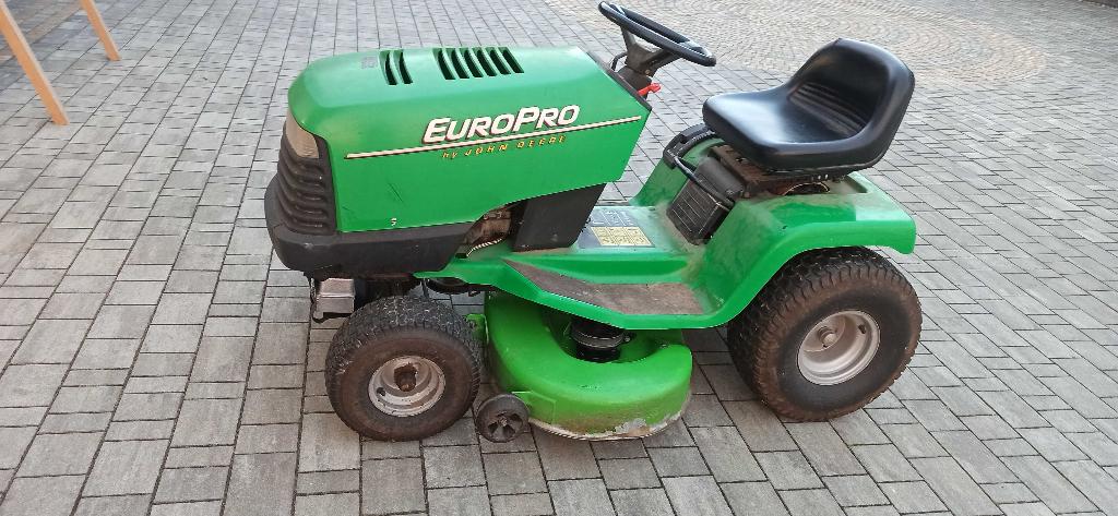 John Deere EuroPro zitmaaier 14PK Hydramat, Tuin en Terras, Zitmaaiers, Gebruikt, Elektrische starter, 90 tot 120 cm, Ophalen
