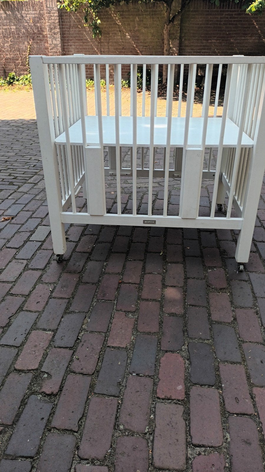 Bopita Wieg/Ledikant - Verrijdbaar en in hoogte verstelbaar, Kinderen en Baby's, Babywiegjes en Ledikanten, Ophalen