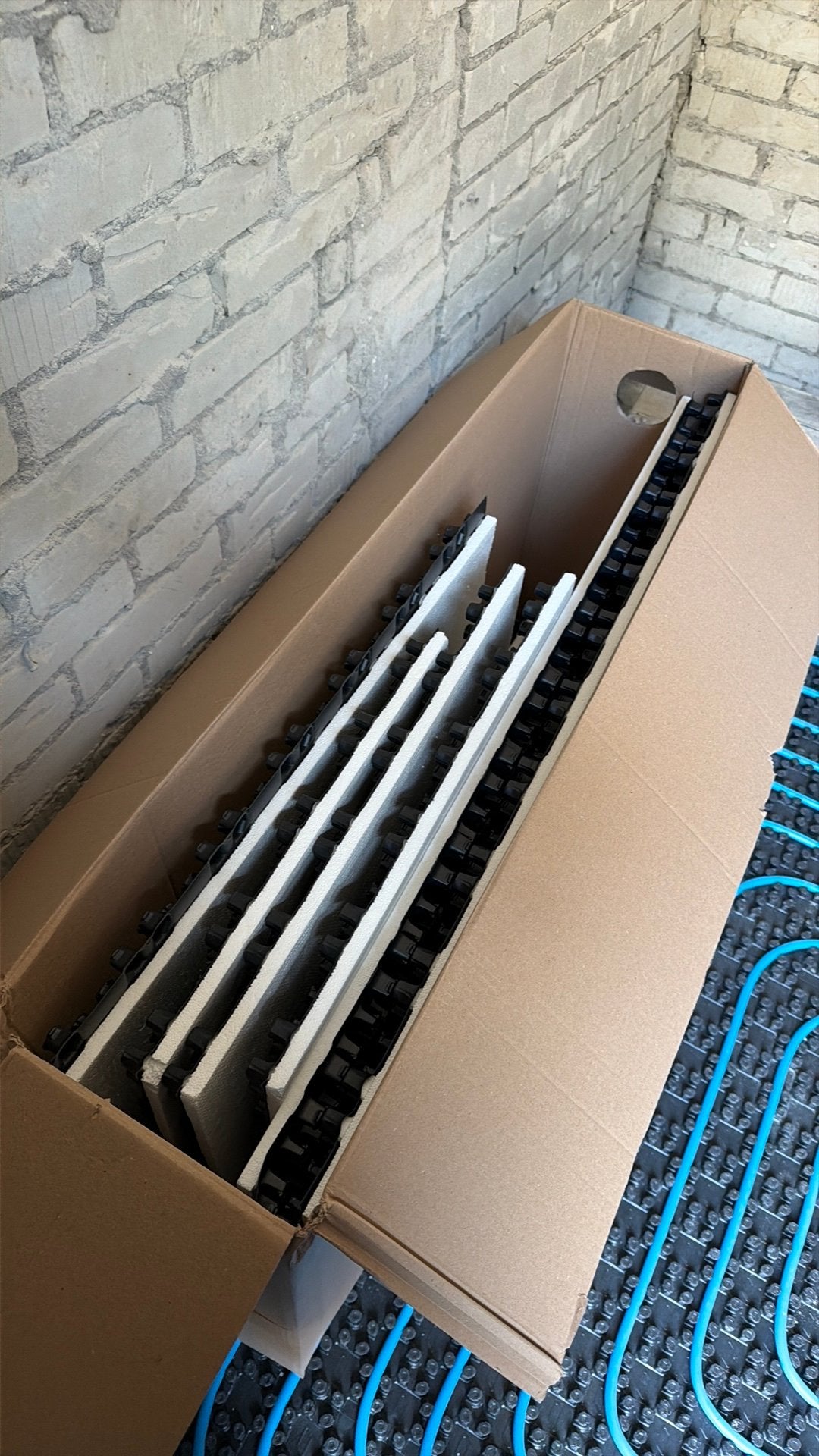 Noppenplaat tbv vloerverwarming 11mm isolatie, Ophalen, Minder dan 30 cm, Overige typen, Nieuw