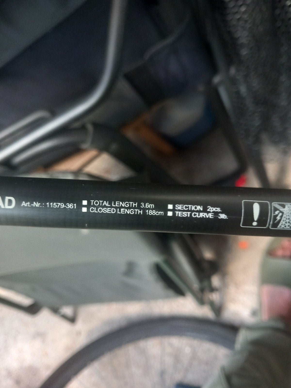 Daiwa Black Widow, Watersport en Boten, Hengelsport | Algemeen, Ophalen, Gebruikt, Werphengel