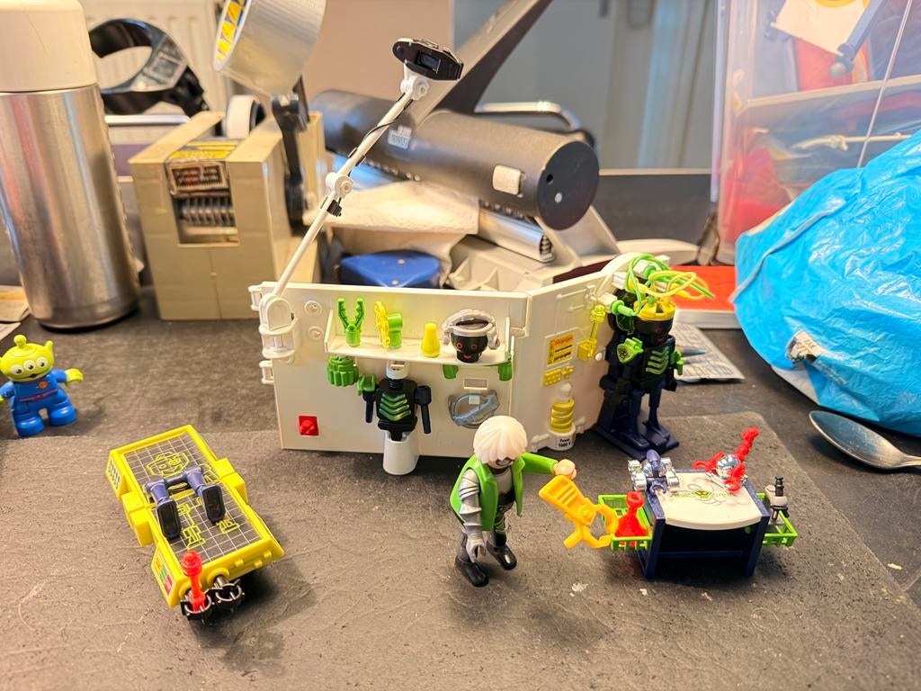 Playmobil robo gang mobiel laboratorium, Ophalen, Zo goed als nieuw