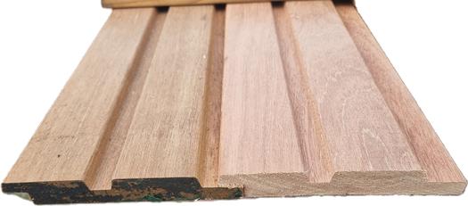 1.35 m2 Dubbel Rhombus profiel - hardhout - nr: HP55, Tuin en Terras, Palen, Balken en Planken, Ophalen, Planken, Nieuw, Hardhout