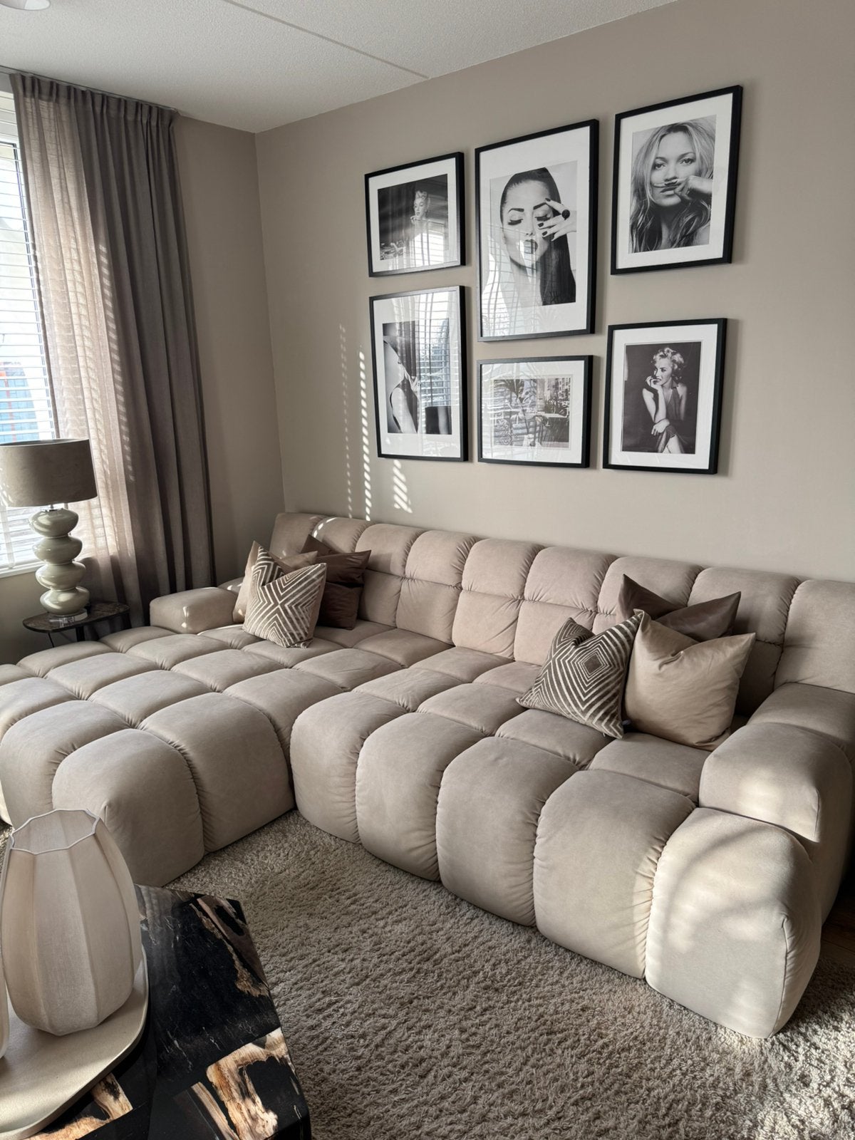 Hoekbank Trentino 288x192cm van Zitmaxx Wonen, Huis en Inrichting, Ophalen, Gebruikt, Vierpersoons of meer, Stof