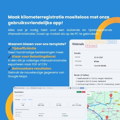 Kilometerregistratie? Slim, snel en zonder fouten!, Ophalen, Nieuw