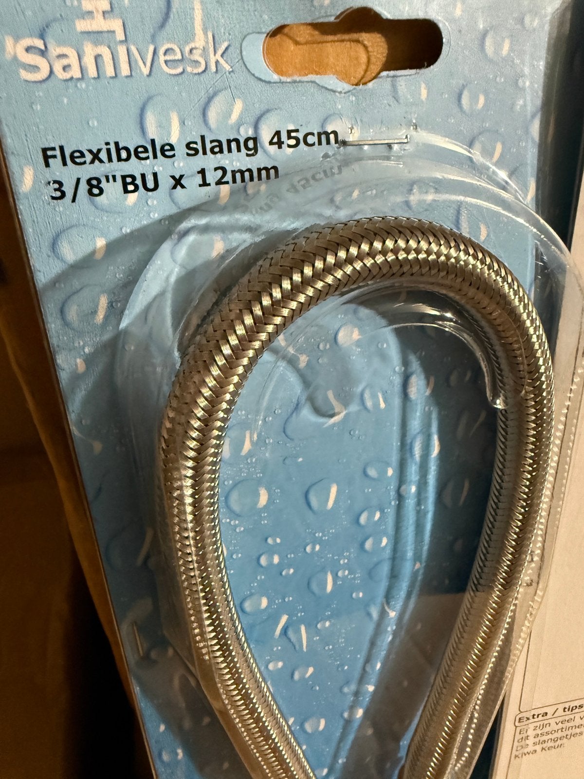 Sanivesk aansluit slangen RVS - partij 120 stuks, Nieuw, Douche, Rvs, Sanivesk