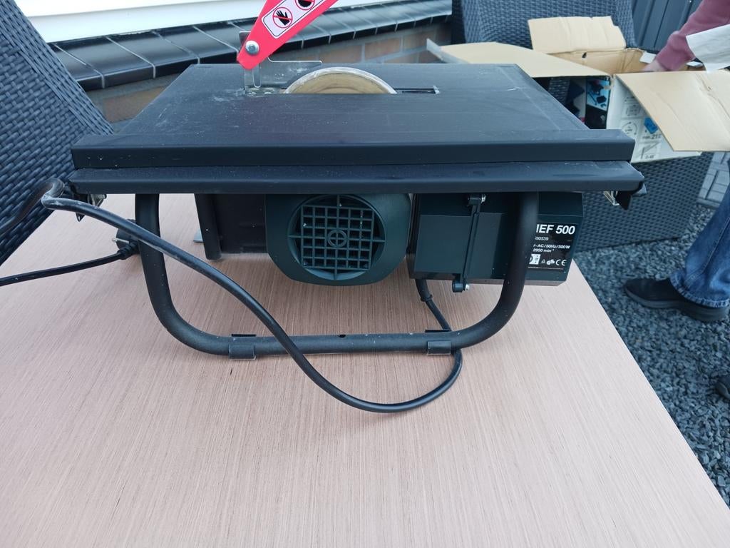 Tegelsnijmachine Meister Craft MEF 500 - Zo goed als nieuw, Ophalen, Zo goed als nieuw, 30 tot 70 mm, Figuurzaag