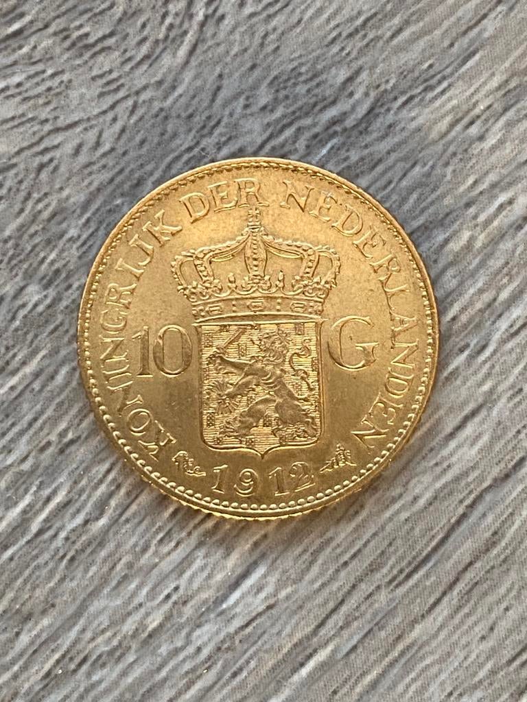 Gouden tientje, Postzegels en Munten, Ophalen of Verzenden, Koningin Wilhelmina, 10 gulden