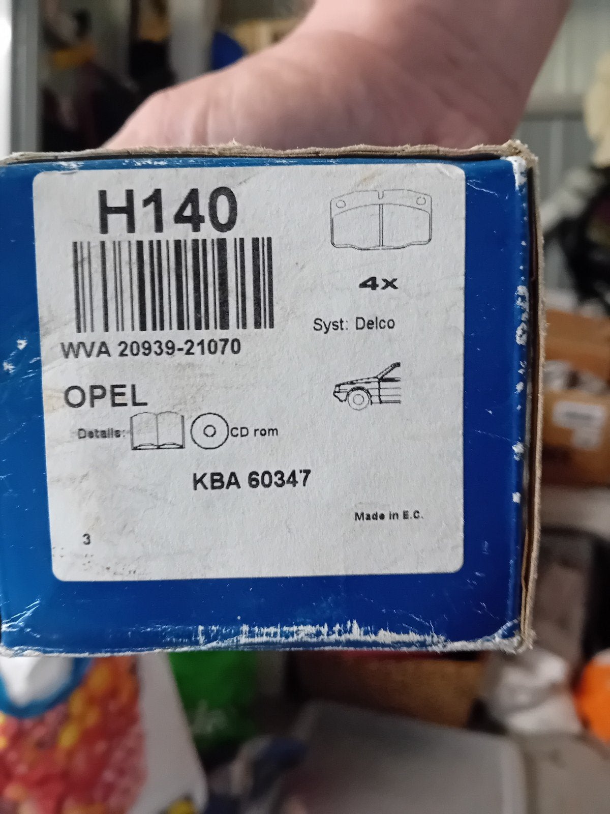 Nieuwe Hitec remblokken voor Opel (H140), Ophalen of Verzenden, Nieuw, Opel