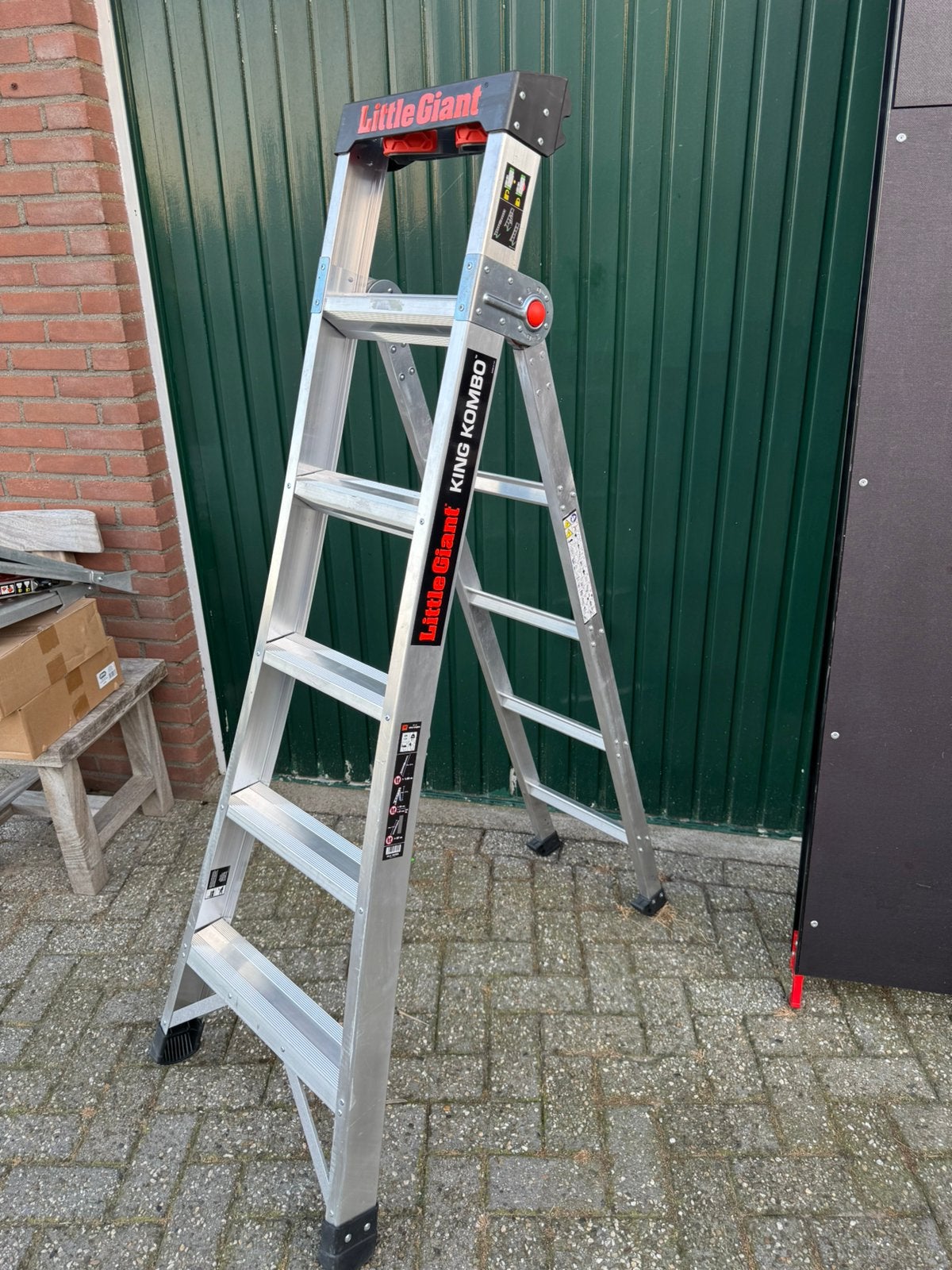 Little Giant King Kombo3 5+3 Ladder/Trap - nieuw, Doe-het-zelf en Verbouw, Ophalen, Nieuw, Ladder, Opvouwbaar of Inschuifbaar