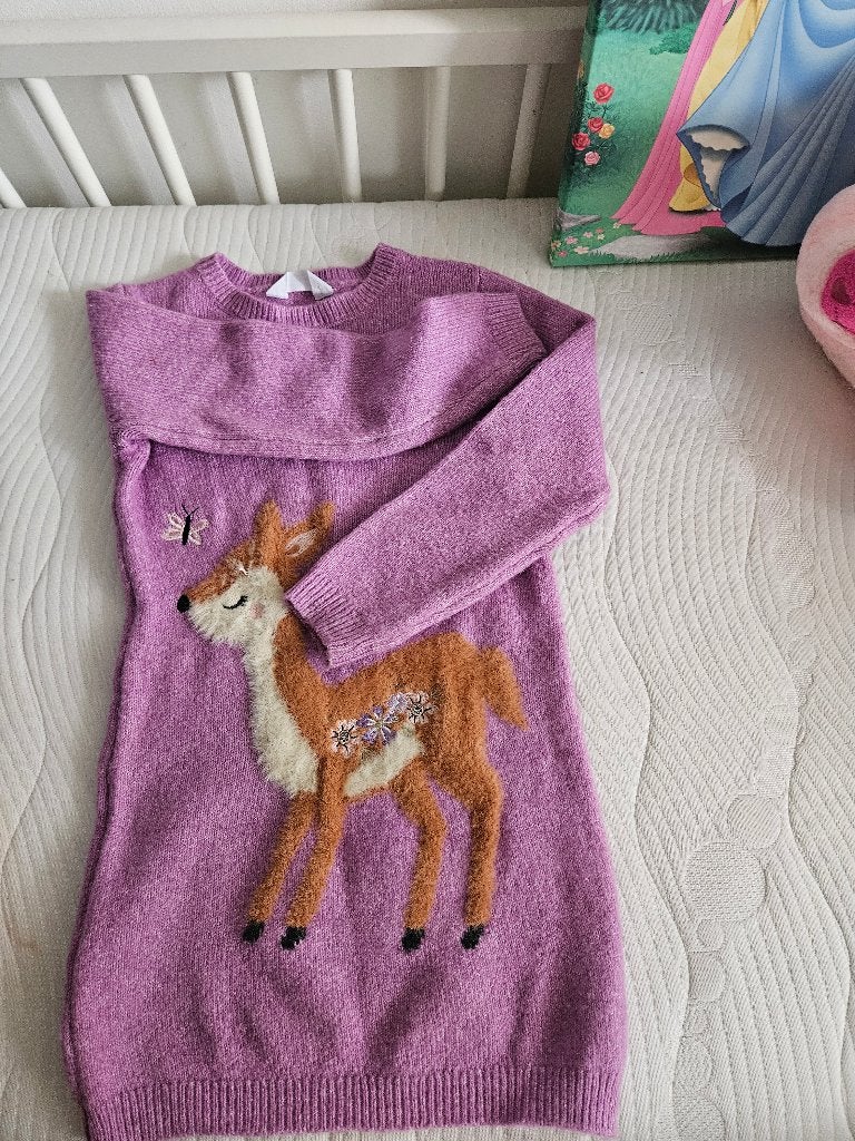 Winterkleding meisje maat 122, Ophalen, Zo goed als nieuw, Meisje, Jurk of Rok