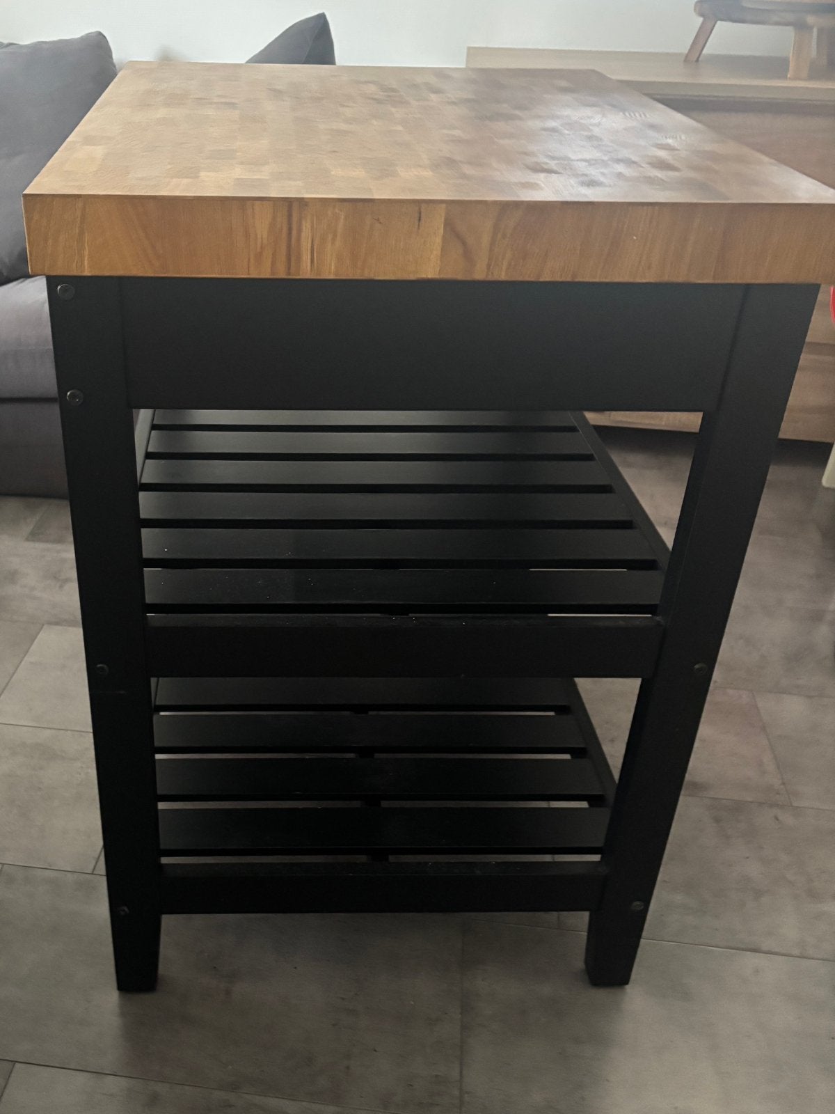 IKEA VADHOLMA Keukeneiland - Zo goed als nieuw, Ophalen, Hout, IKEA, Keukentrolley