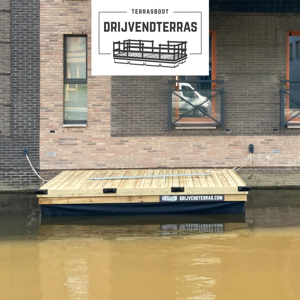 Drijvend terras 3x2m | steiger ponton aanlegsteiger, Watersport en Boten, Info@drijvendterras.com, Overige typen, Nieuw, Ophalen of Verzenden