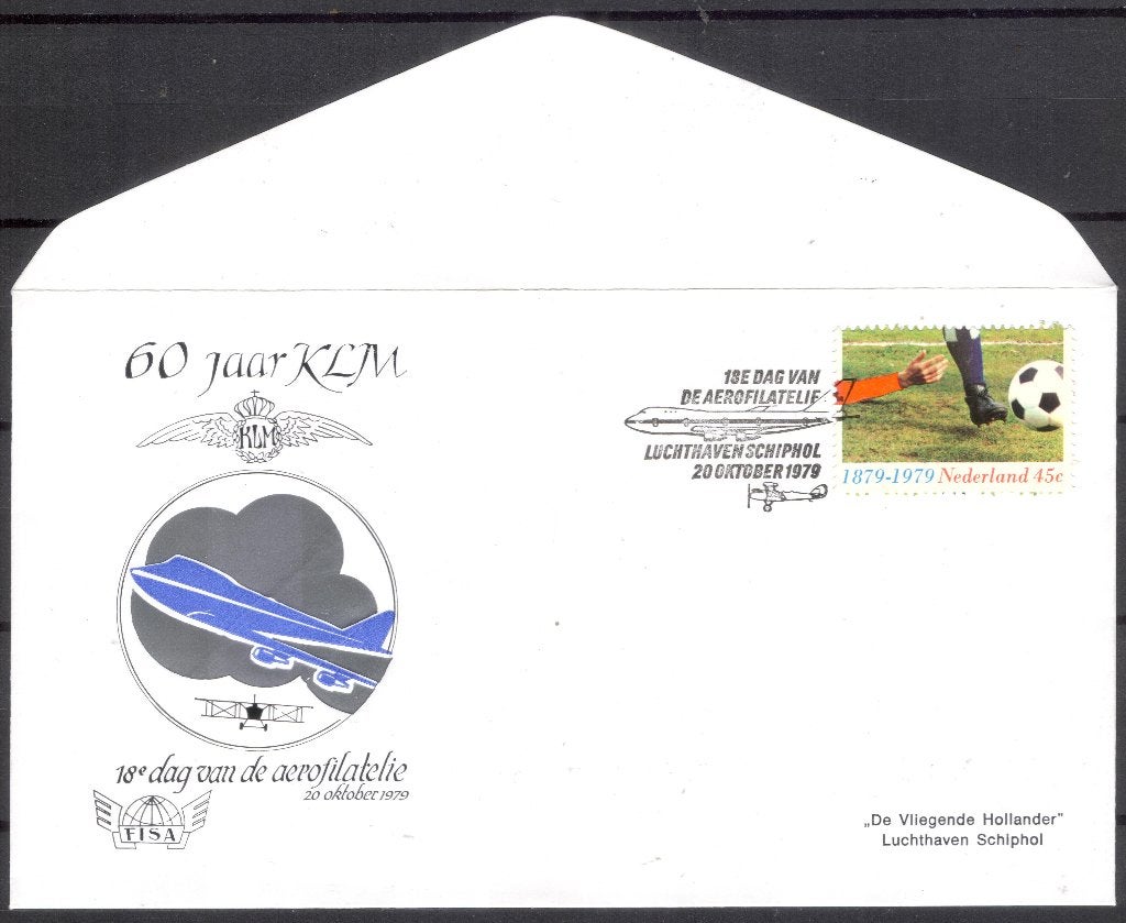 18e dag van de aerofilatelie 1979 - 60 jaar KLM, Verzenden, Envelop