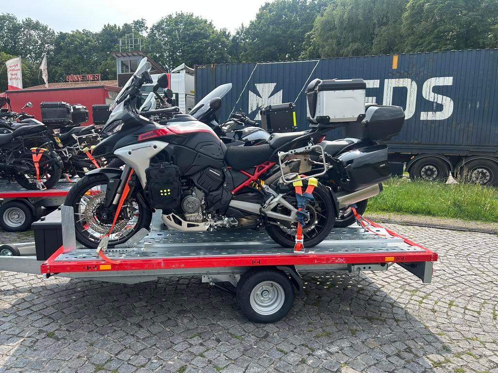 Motor Trailer / Aanhanger Te Huur / Verhuur 1 t/m 3 Motoren, Aanhangwagen