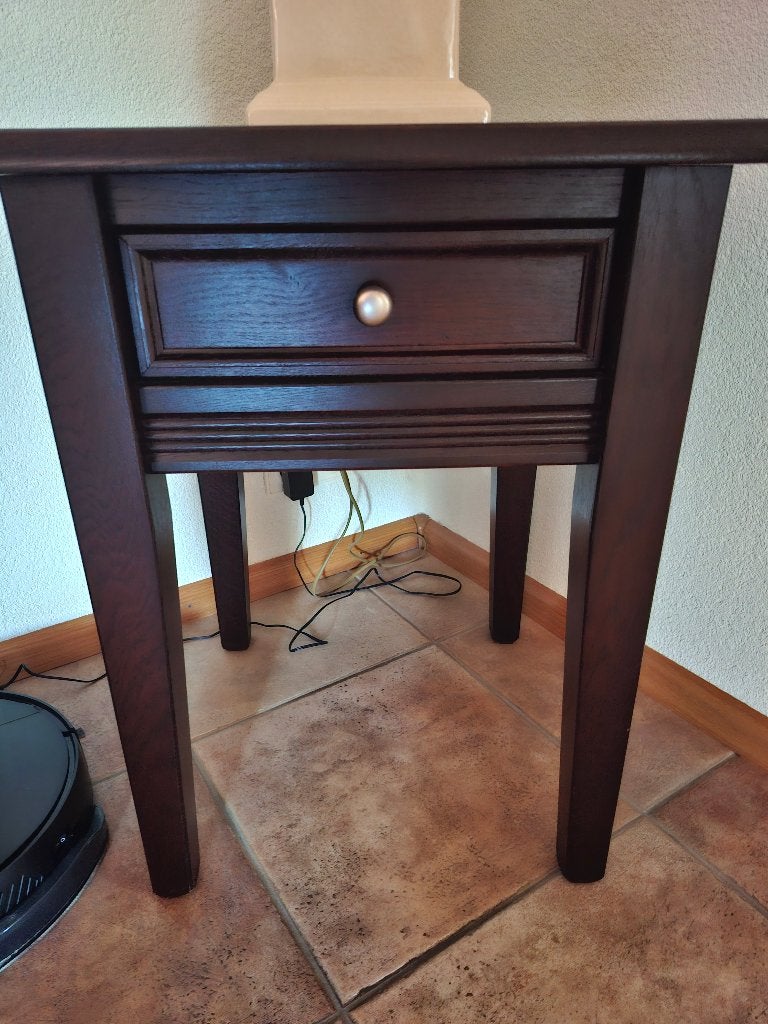 Wandtafel, Ophalen, 50 tot 100 cm, Eikenhout, Zo goed als nieuw