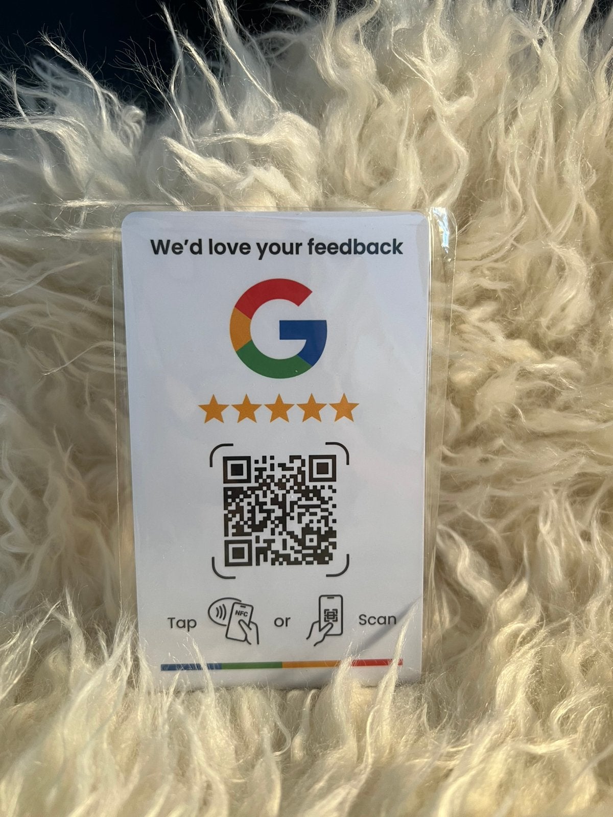 Googel-review card, Ophalen of Verzenden, Zo goed als nieuw