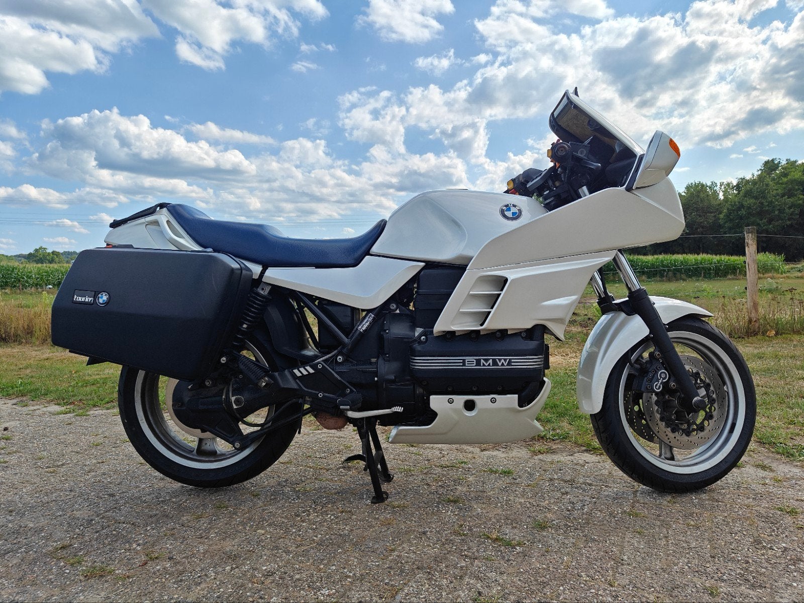 BMW K100 RS 16v Parelmoer wit uit 1992, Motoren, Motoren | BMW, Cardan-aandrijving, Occasion, 4 cilinders, Motorrijbewijs A