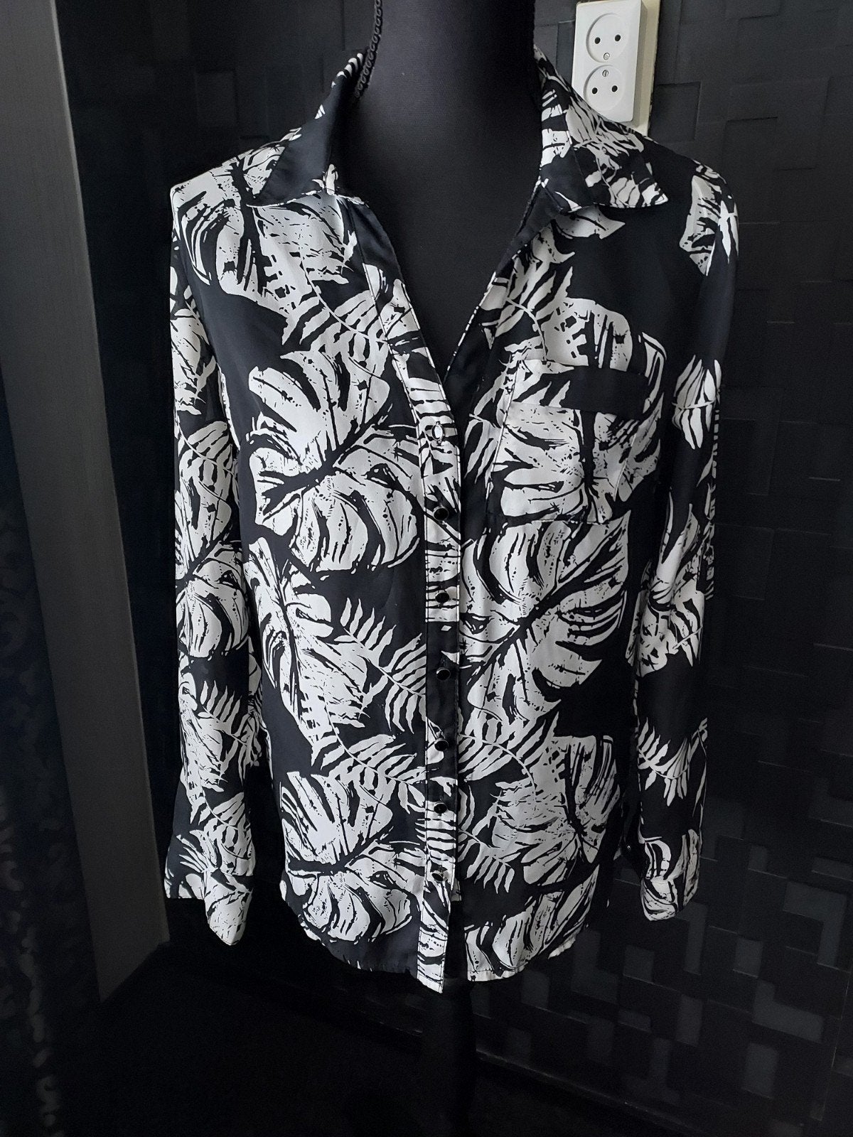 Voyelles blouse met tropische print - Maat 38, Kleding | Dames, Maat 38/40 (M), Meerkleurig, Ophalen of Verzenden, Zo goed als nieuw