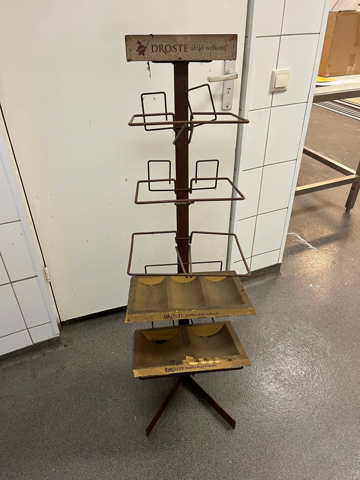 Vintage Droste Winkelrek - Altijd Welkom Display, Ophalen of Verzenden