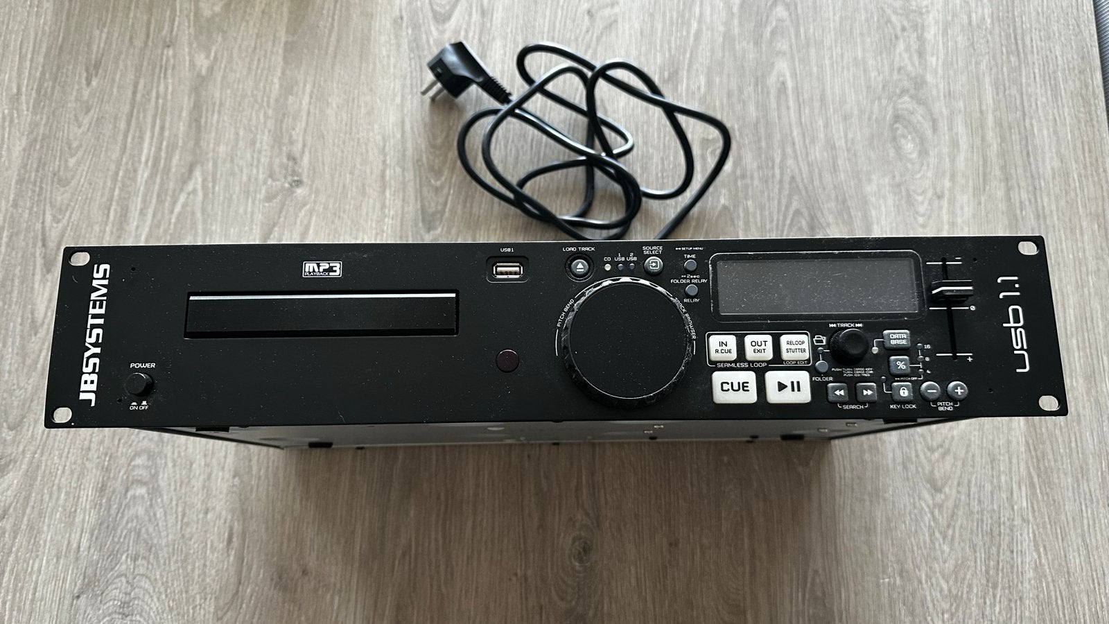 JB SYSTEMS USB 1.1 Professionele CD/MP3-speler, Ophalen, Zo goed als nieuw, Audio
