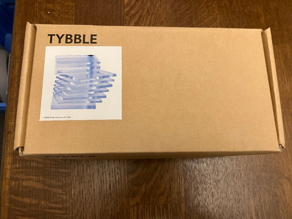 vintage Ikea Tybble desktop lamp led acryl jaren 2000 boxed, Kunststof, Nieuw, Overige fittingen, Ophalen of Verzenden