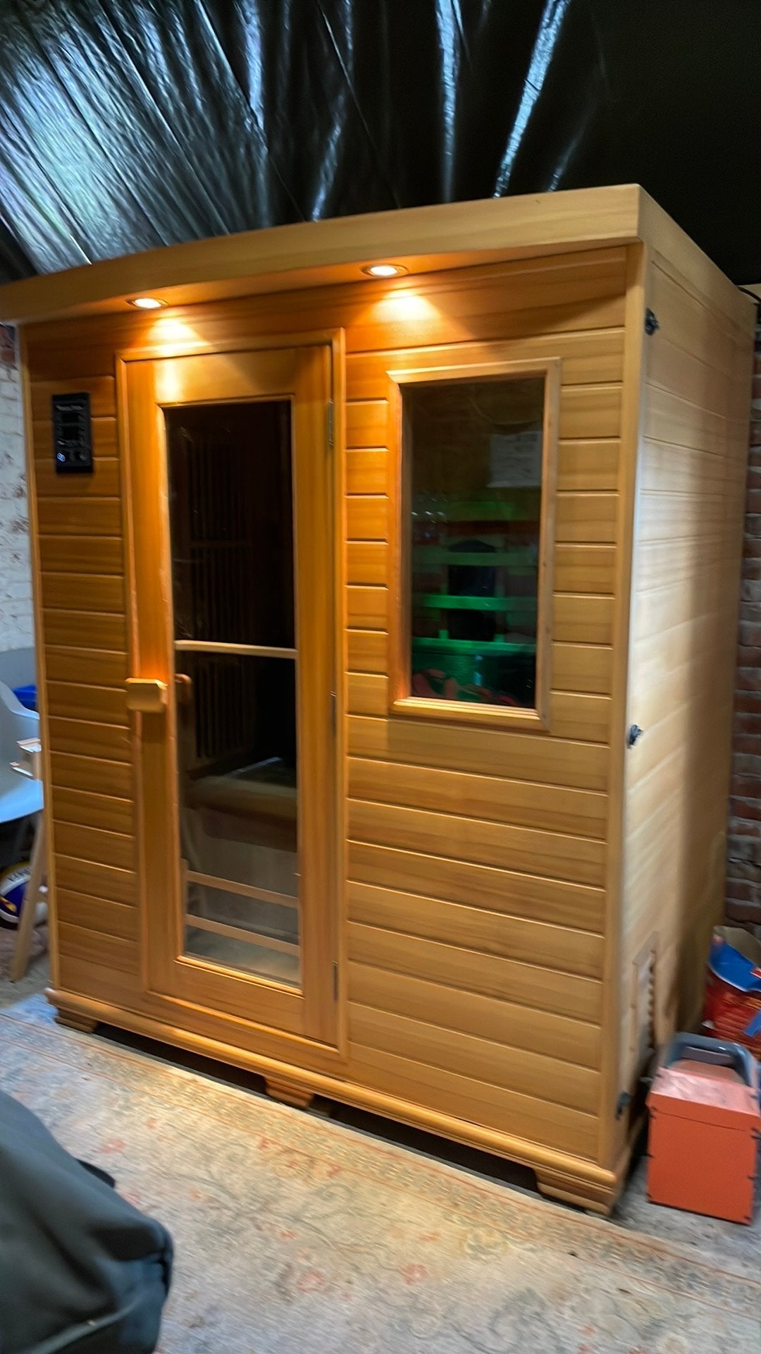 Therapeutische sauna Supersauna infrarood, Ophalen, Gebruikt, Infrarood, Complete sauna