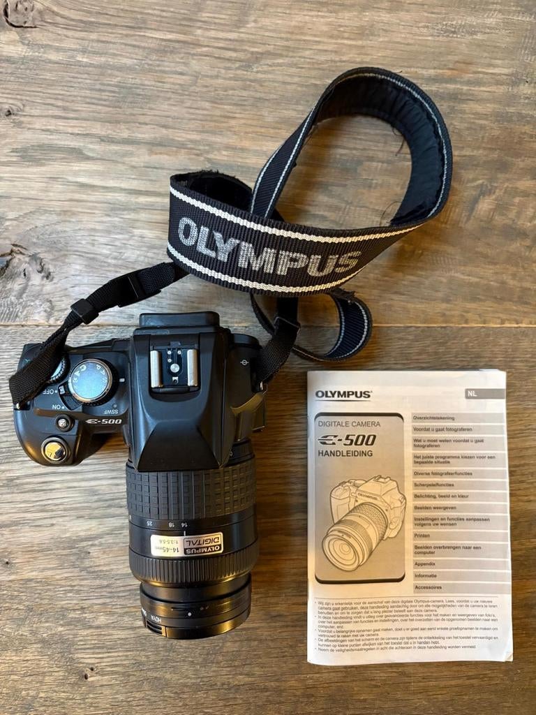 Olympus E-500 digitale camera, Audio, Tv en Foto, Fotocamera's Digitaal, Ophalen, Zo goed als nieuw, Olympus, 8 keer of meer