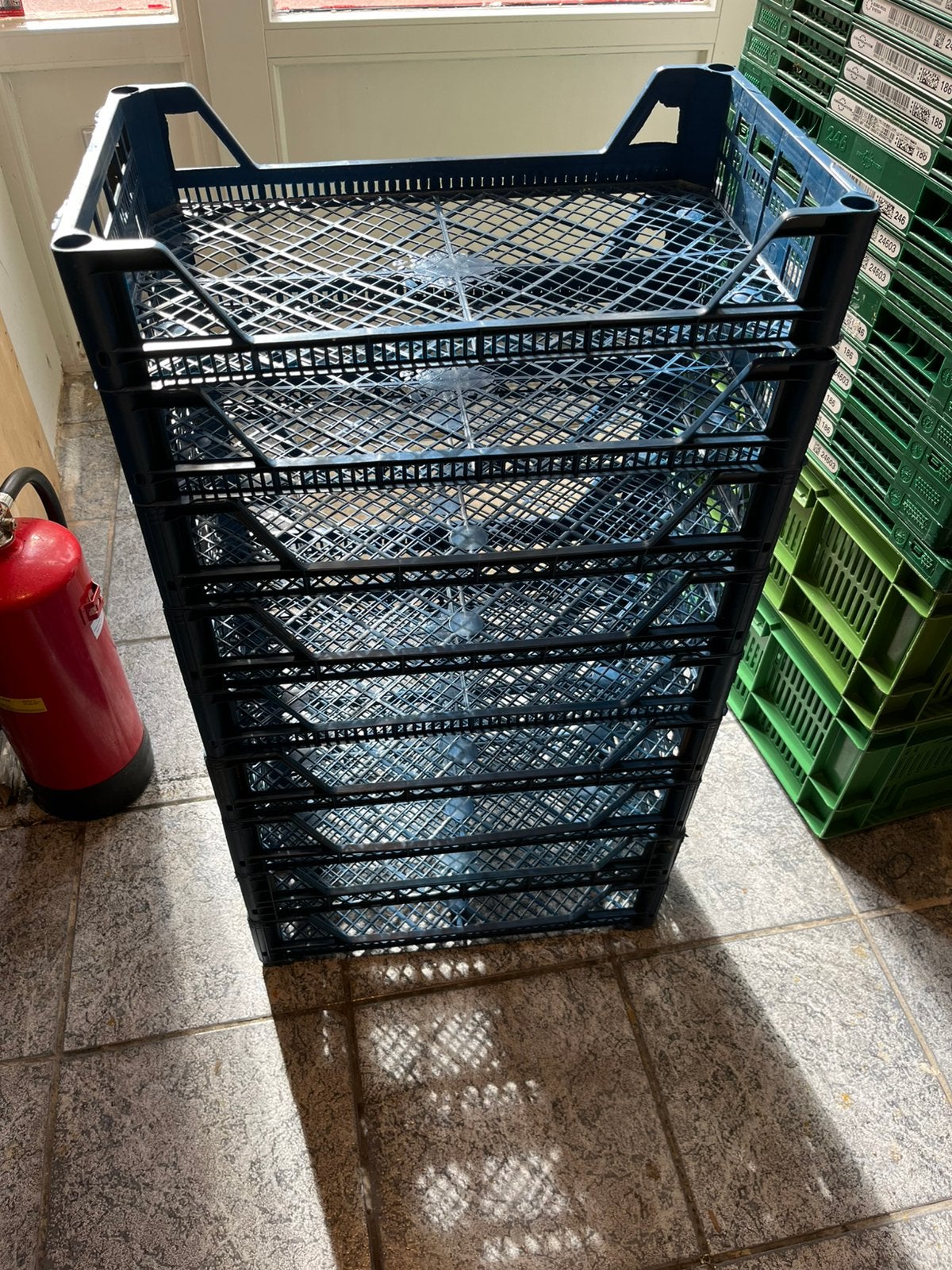 9 kratten, gratis op te halen, Huis en Inrichting, Woonaccessoires | Wijnrekken, Ophalen, Zo goed als nieuw, Minder dan 5 flessen