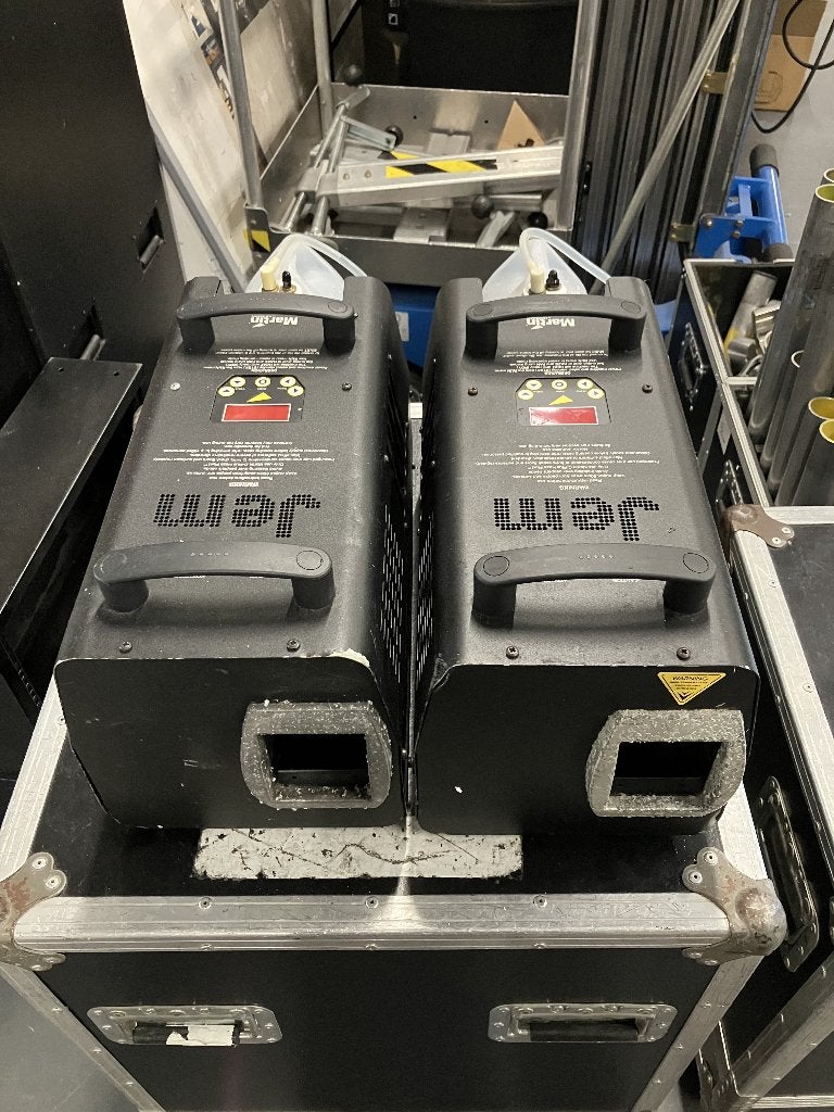 MARTIN JEM Compact Hazer Pro + kannen vloeistof, Ophalen, Gebruikt, Rookmachine