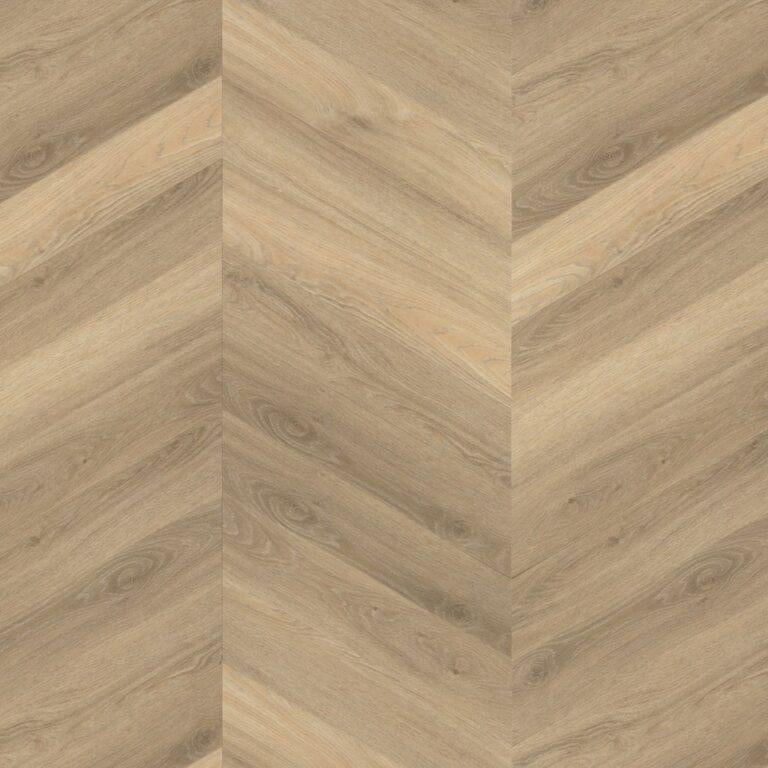 YUP Paddington Chevron dryback beige l €19,90, Parket, PVC DRYBACK HONGAARSE PUNT, Crème, 75 m² of meer