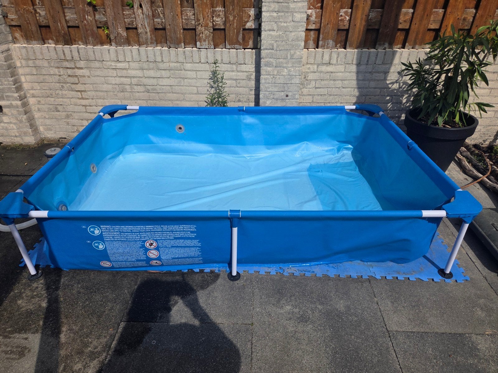 Bestway zwembad met filterpomp, Tuin en Terras, Ophalen, Opzetzwembad, Rechthoekig, Minder dan 80 cm