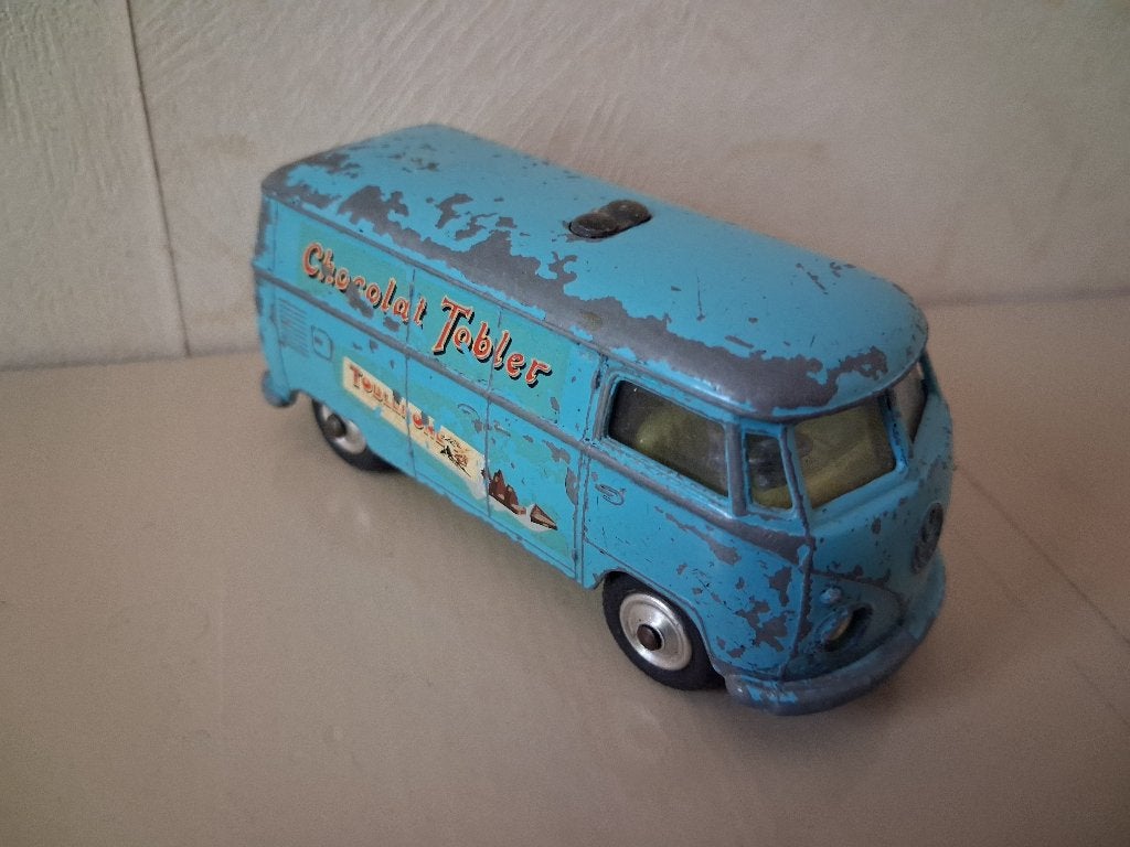 VW Volkswagen bus van Corgi Toys Toblerone Trans-o-lite, Ophalen of Verzenden, Gebruikt, Auto, Corgi