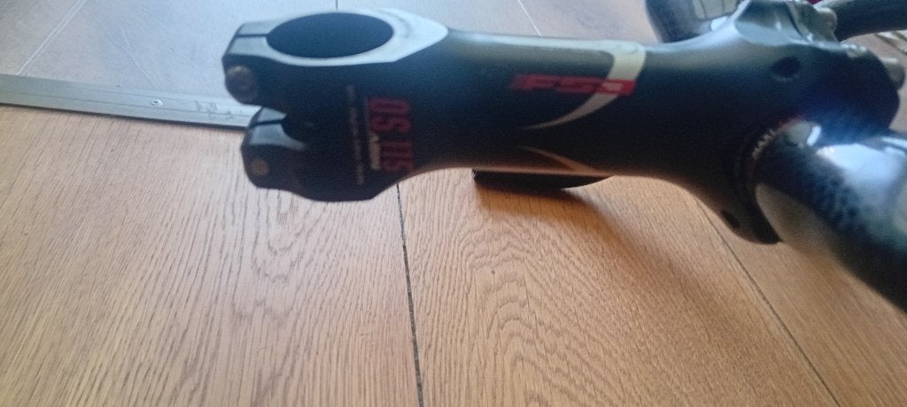 FSA carbon stuur en alu stuurpen 42cm(c/c), Fietsen en Brommers, Fietsonderdelen, Gebruikt, Stuur, Ophalen of Verzenden, Racefiets