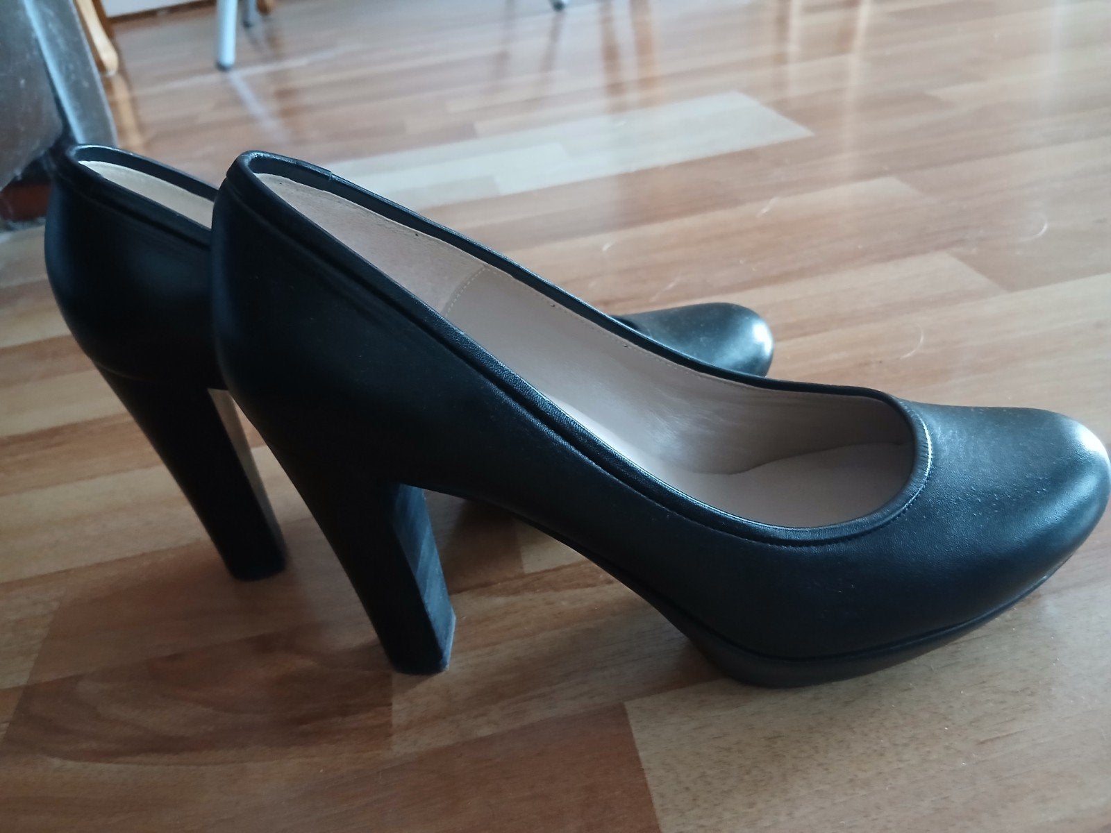 Leren Pumps Maat 40, Kleding | Dames, Ophalen, Zwart, Zo goed als nieuw, Schoenen met hoge hakken