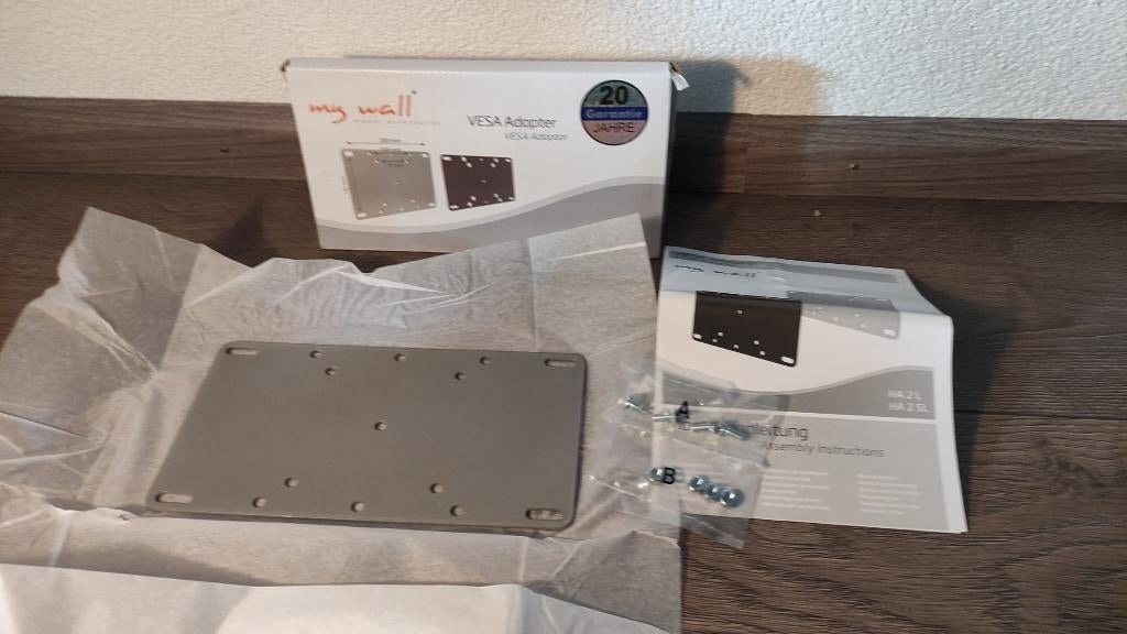 VESA Adapter HA 2 L Zilver My Wall Mount Accessoires, Audio, Tv en Foto, Televisiebeugels, Ophalen of Verzenden, Nieuw
