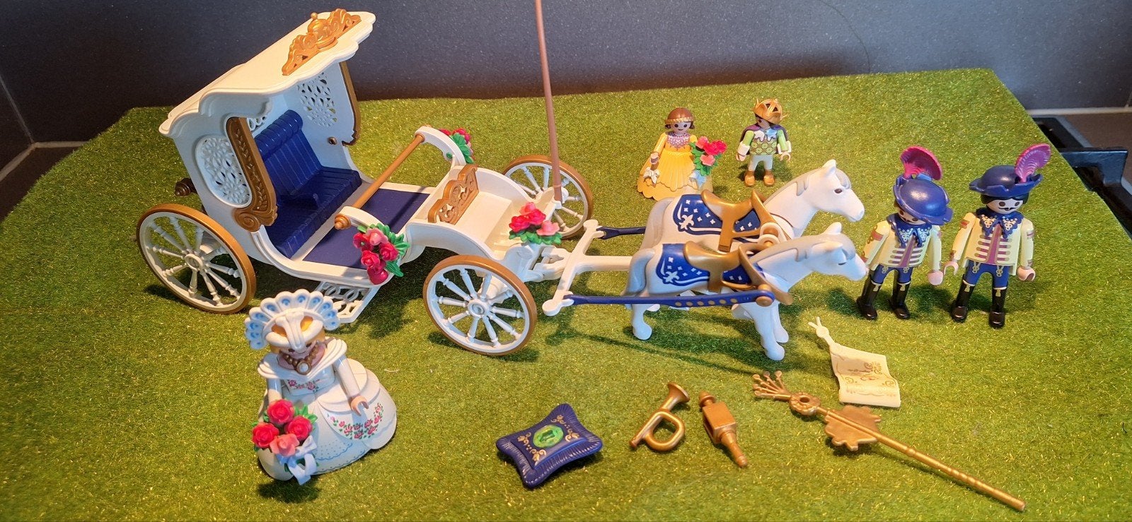playmobil koningsbruidspaar koets 4258, Ophalen, Zo goed als nieuw