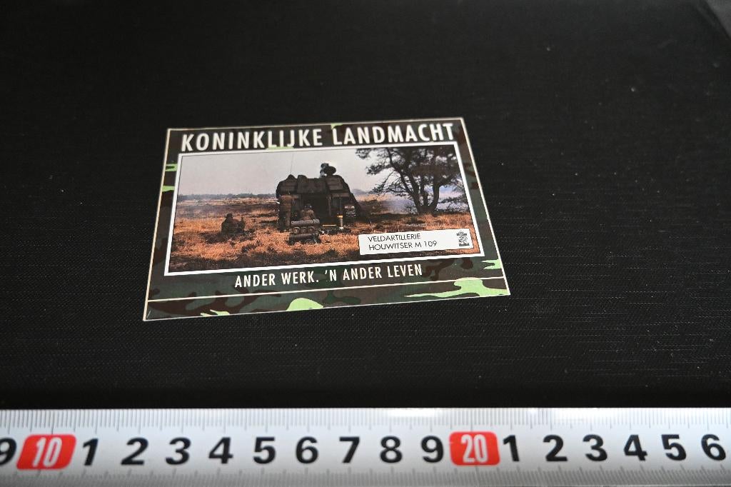 sticker Leger Koninklijke Landmacht Houwitser M109 GW496, Ophalen, Zo goed als nieuw