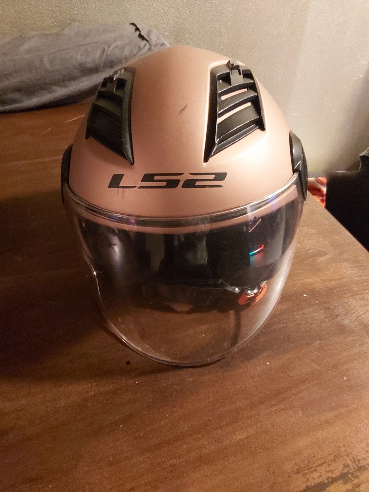 LS2 Motorhelm Roze Maat S, Overige typen, LS2, Dames, Ophalen of Verzenden