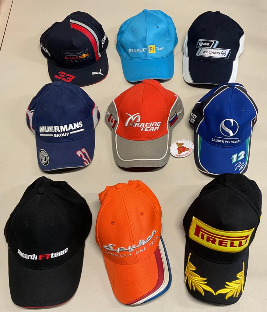 Verzameling Formule 1 caps, Verzamelen, Ophalen of Verzenden, Gebruikt, Formule 1