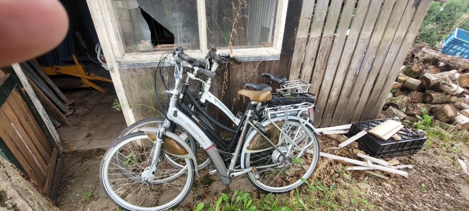 Drie fietsen voor onderdelen: Sparta Ion, Sparta, Batavus, Gebruikt, Elektrische fiets, Overige typen, Ophalen of Verzenden